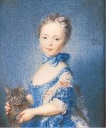 A Girl with a Kitten